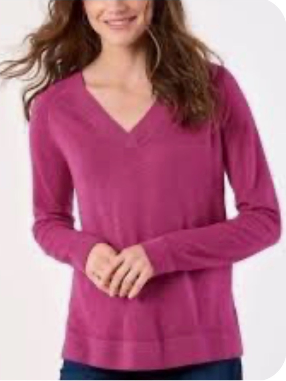 Banana Republic BR 100% Merino Wool Women's V-neck Long Sleeve Sweater Medium M